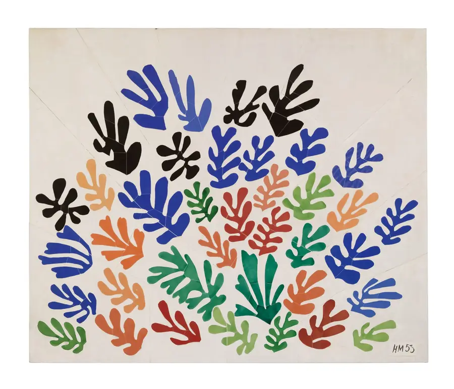 Henri Matisse'as, „La Gerbe“, 1953, keramika. LACMA