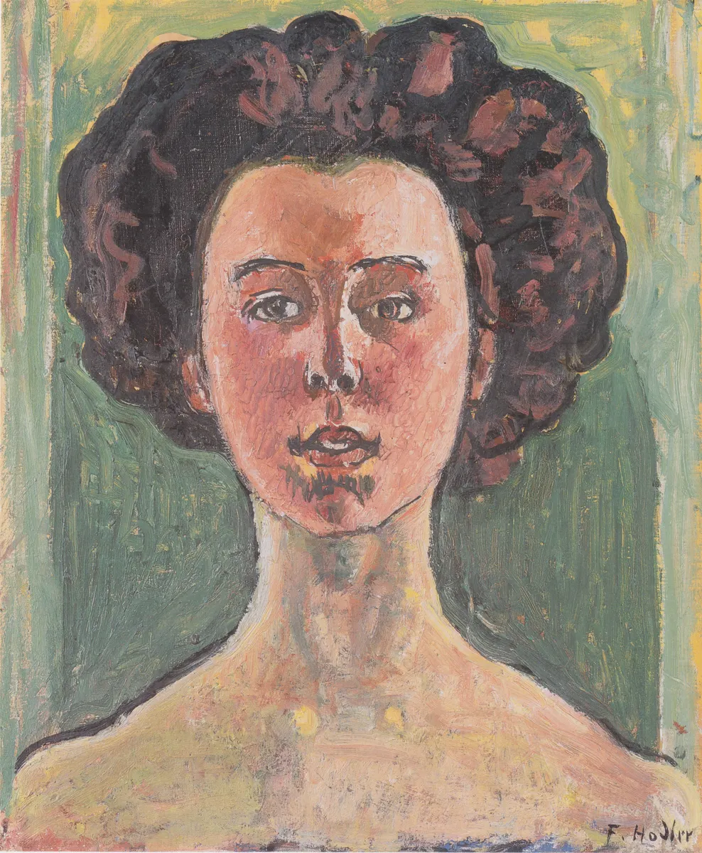 Ferdinand Hodler, „Gertrud Müller portretas“, apie 1912 m.