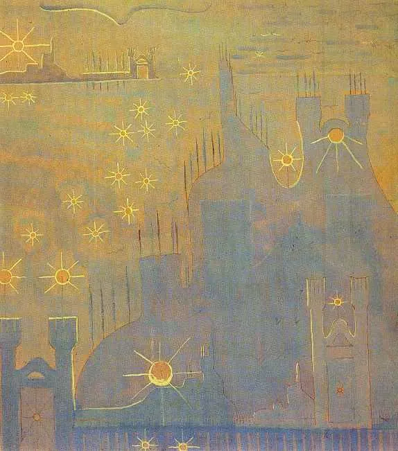 Mikalojus Konstantinas Čiurlionis, „Saulės sonata. Allegro“, 1907