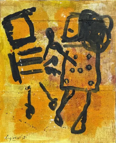 Eigirdas Scinskas, „DOGMA“, 2026, akrilas, 115 × 147 cm