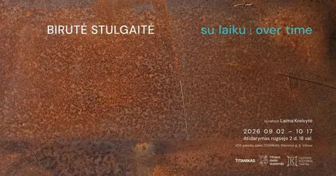 Birutė Stulgaitė. Su laiku, VDA parodų salės „Titanikas“