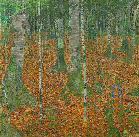 Gustavas Klimtas, „Beržynas“, 1903