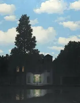 René Magritte'as, „Šviesų imperija“ (kita serijos versija)