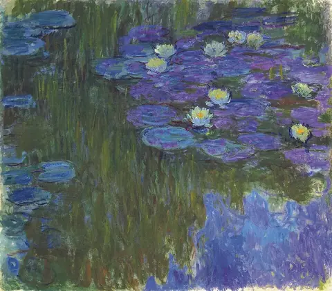 Claude'as Monet, „Žydinčios vandens lelijos“