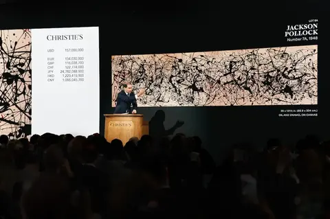 Christie's aukcionas: Pollocko „Number 7A“ (1948) parduodamas už 181,2 mln. $