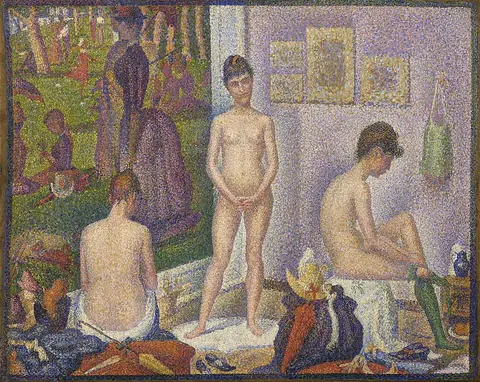 Georges'as Seurat, „Pozuotojos“